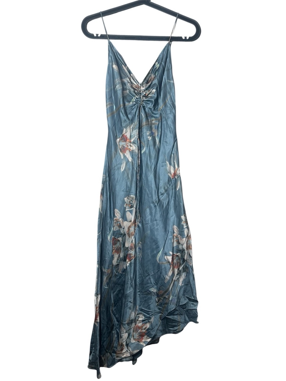 ALLSAINTS Alexia Kuroyuri Dress Blue US 2 - Picture 3 of 11